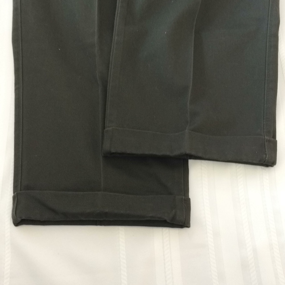 Men's Savane Pants 38x30 Pleated Front Cuffed Leg Cotton - Picture 9 of 9